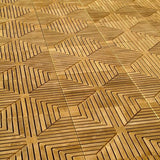Westminster Teak - Diamond Tiles (19" x 19" per tile) 10 Cartons; Covers 100 Square Feet - 70411