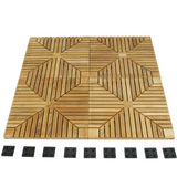 Westminster Teak - 50 Cartons Diamond Tiles (19" x 19" per tile)  - 70413