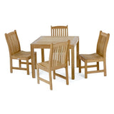 Westminster Teak - Veranda Bistro Teak Dining Set Square 36" Table - 70424