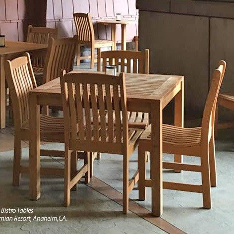 Westminster Teak - Veranda Bistro Teak Dining Set Square 36" Table - 70424