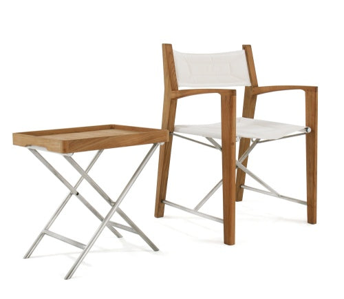 Westminster Teak - 5 Piece Odyssey Chair and Ottoman Set 23" L x 51" D x 36" H - 70461
