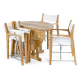 Westminster Teak - Odyssey Barbuda Folding Dining Set Round 48” Dia Folding Table - 70473
