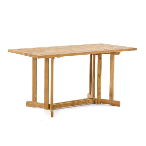 Westminster Teak - Odyssey Outdoor Folding Dining Set Rectangular 60” Folding Table - 70476
