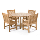 Westminster Teak - 4ft Round Teak Dining Table 48" Round Table - 15047