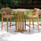 Westminster Teak - Laguna 3 Piece Pub Table and Stool Set Round 30" Dia Bar Table - 70505