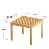 Westminster Teak - 5 Piece Pacifica Cafe Set Square 36" Table - 70521