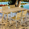 Westminster Teak - 5 Piece Vogue Surf Dining Set 5ft Rectangular Table - 70552