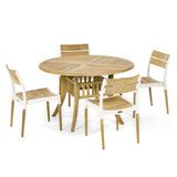 Westminster Teak - Grand Hyatt Bloom Dining Set Round 48 inch Table - 70561