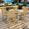 Westminster Teak - Vogue Barbuda 5 Piece Dining Set Square 36" Table - 70578