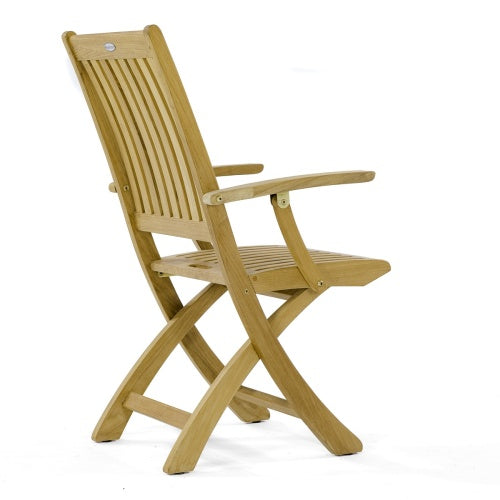 Westminster Teak - Horizon Barbuda Dining Chair Set Square 39" Table - 70584