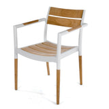 Westminster Teak - Horizon Bloom Dining Chair Set Square 39" Table - 70587