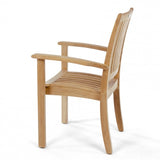 Westminster Teak - Bloom Sussex Dining Chair Set Teak and Aluminum - 70614