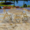 Westminster Teak - 5 Piece Vogue Surf Dining Set Round 48" Dia Table - 70621