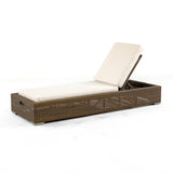 Westminster Teak - Malaga Chaise Synthetic Wicker Lounger - 30002DP