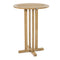 Westminster Teak - Round Vogue Teak Barstool Set Round 30" Dia Bar Table - 70682