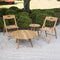 Westminster Teak - 4 Piece Surf Chat Set Surf Chair & Side Table Chat Set - 70730