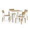 Westminster Teak - Bloom 5 Piece Wood Top Dining Set - 70751