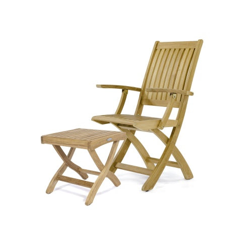Westminster Teak - Barbuda Chair and Ottoman Set Cushions Optional - 70799