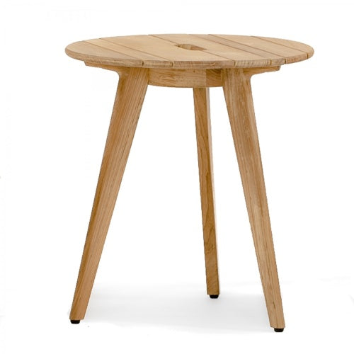 Westminster Teak - Surf Folding Chairs and Side Table Round 18" Dia Table - 70820