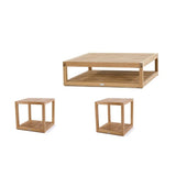 Westminster Teak - Maya 3 piece Coffee and Side Table Set 2 Side Tables & 1 Coffee Table - 70875