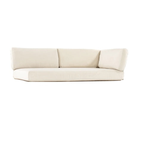 Westminster Teak - Maya Sofa (CC) - Right or Left Cushion-Deauville Ardoise - 72341DA