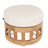 Westminster Teak - Kafelonia Ottoman Cushion (CC) - Natte White - 72412NWH