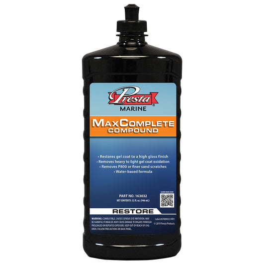 Presta MaxComplete Compound - 32oz [163032P]