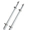 TACO 18 Deluxe Outrigger Poles w/Rollers - Silver/Silver [OT-0318HD-VEL]