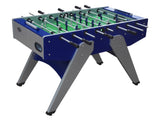 "The Florida" Outdoor Foosball Table in Blue with both 1 & 3 man Goalie