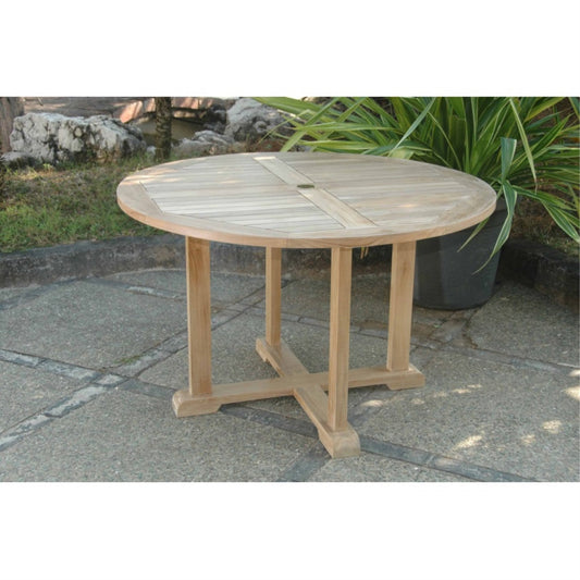 Anderson Teak Tosca 4-Foot Round Table w/ Frame