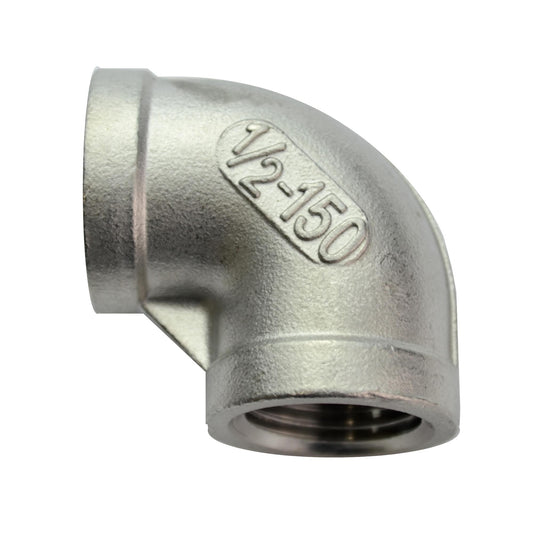 The Outdoor Plus - 1/2 Inch 90° Elbow Stainless Steel Fitting - OPT-SSN90