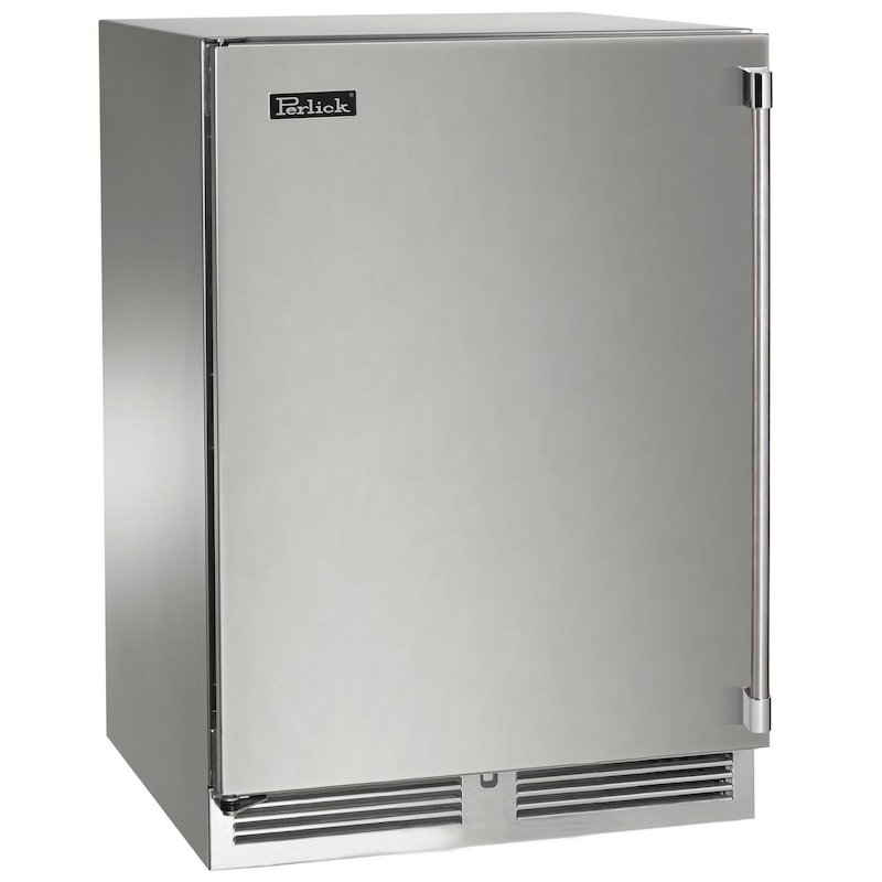 Perlick - 24" Signature Series Marine Grade Freezer with stainless steel solid door- HP24FM-4