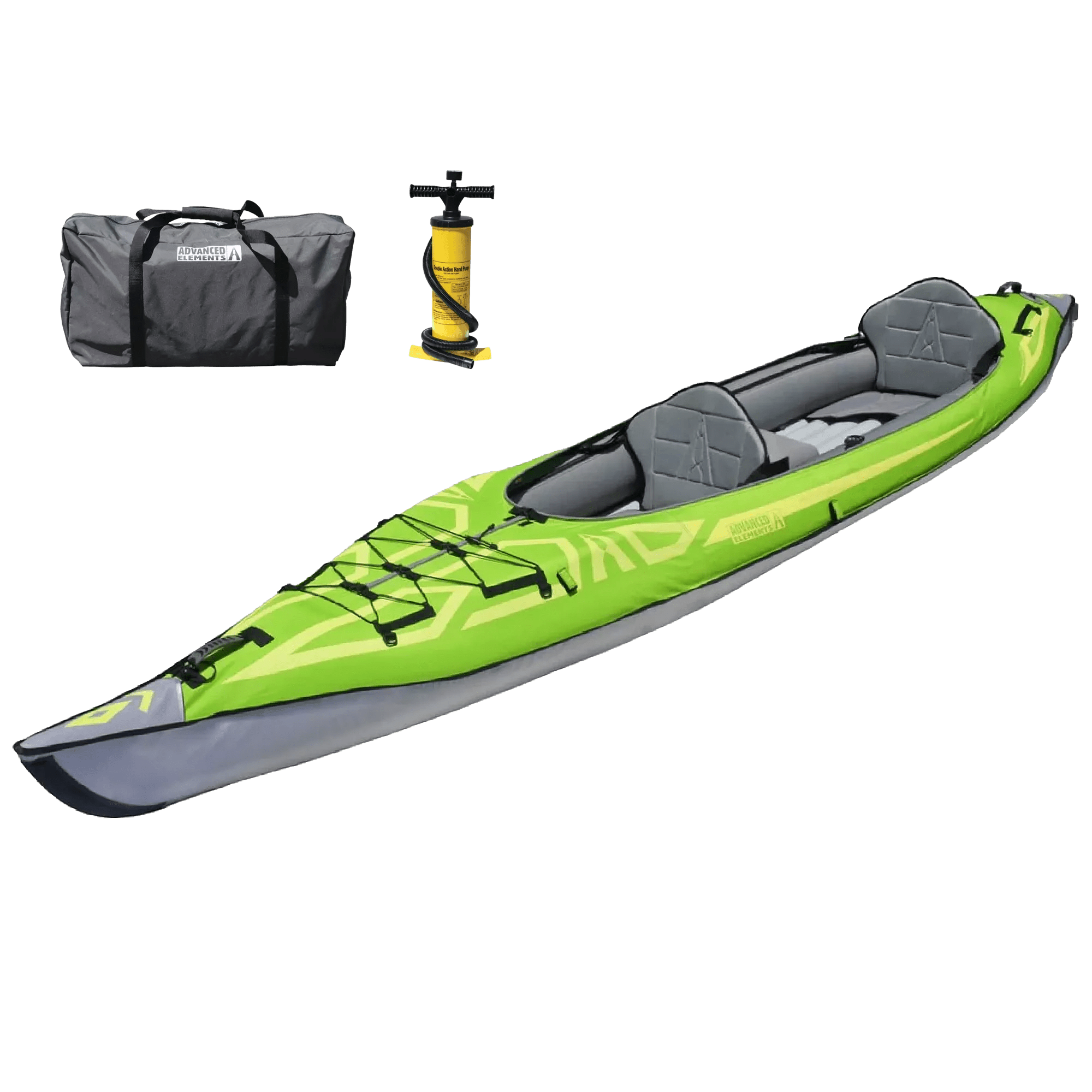 ADVANCED ELEMENTS | ADVANCEDFRAME® CONVERTIBLE GREEN KAYAK WITH PUMP | AE1007-G-P