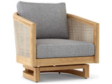 Anderson Teak - Catania Natural Swivel Lounge Chairs - DS-338
