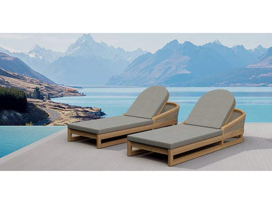 Anderson Teak - 2-pc Catania Outdoor Lounger - SET-339