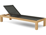 Anderson Teak - Smyrna Natural Sling Outdoor Chaise  Lounger - SL-859