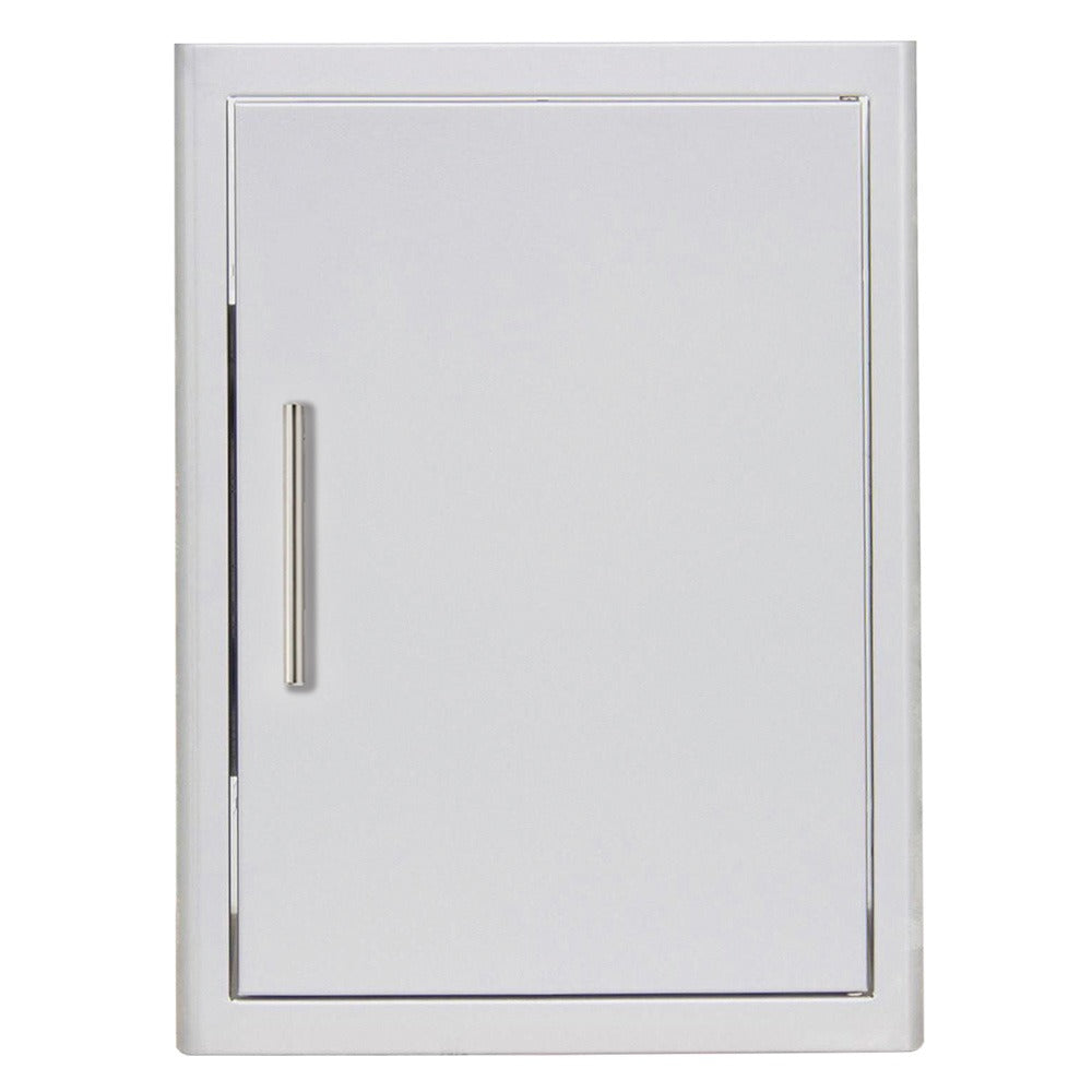 Blaze - 18-Inch Reversible Stainless Steel Single Access Door - Vertical | BLZ-SV-1420-R-SC