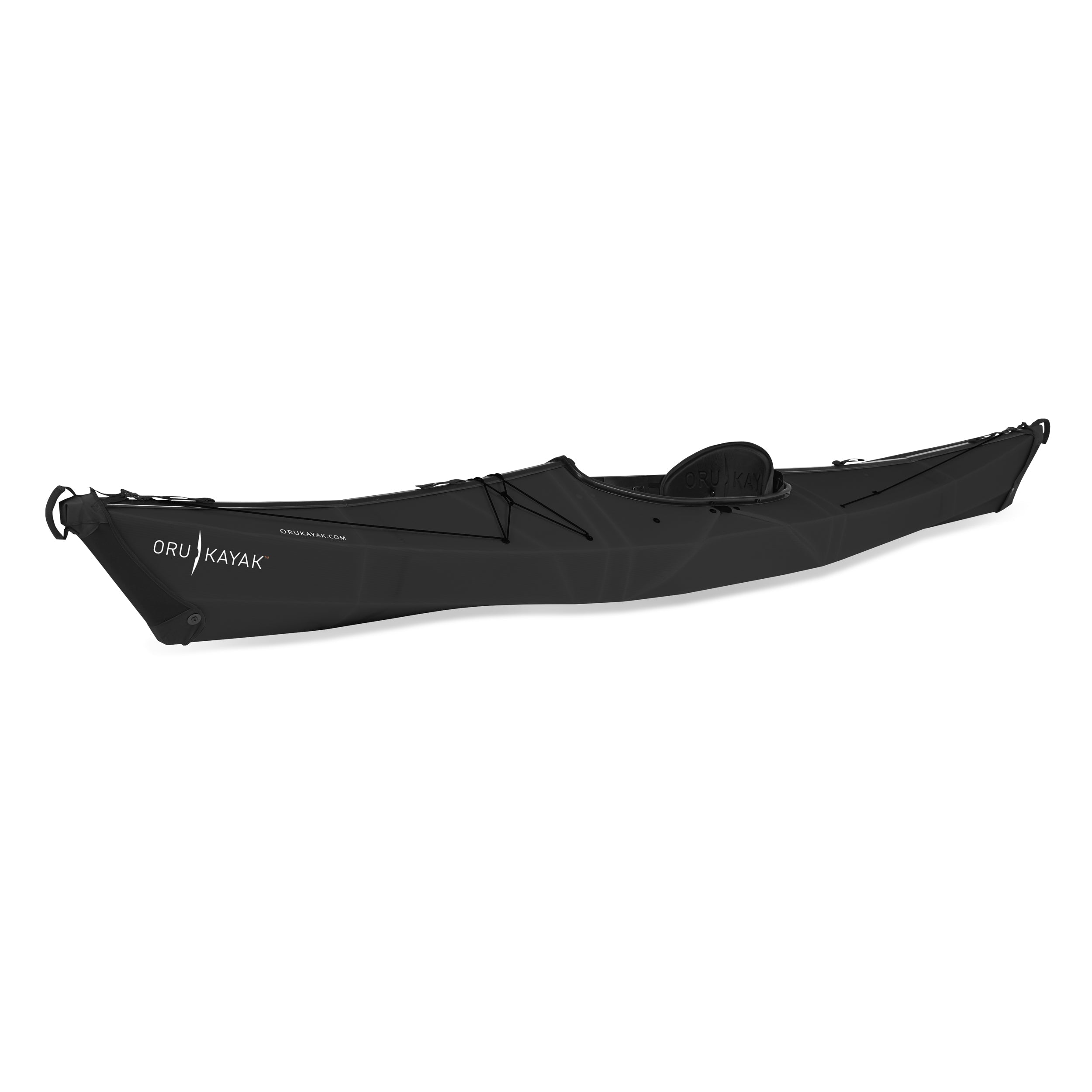 Oru Bay ST - 12'3" Length, 26 lbs.  Folding Kayak - Black Edition
