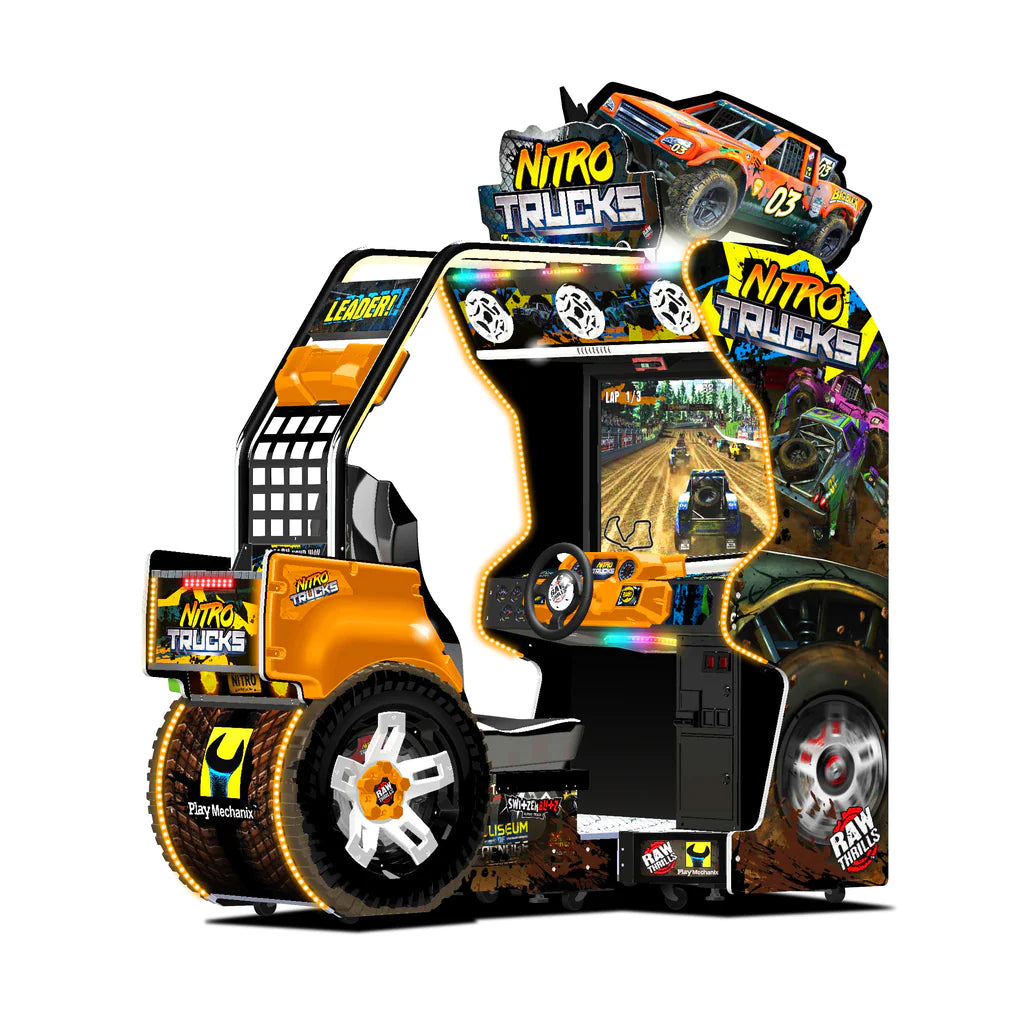 Raw Thrills - Nitro Trucks Arcade Game - 028017N