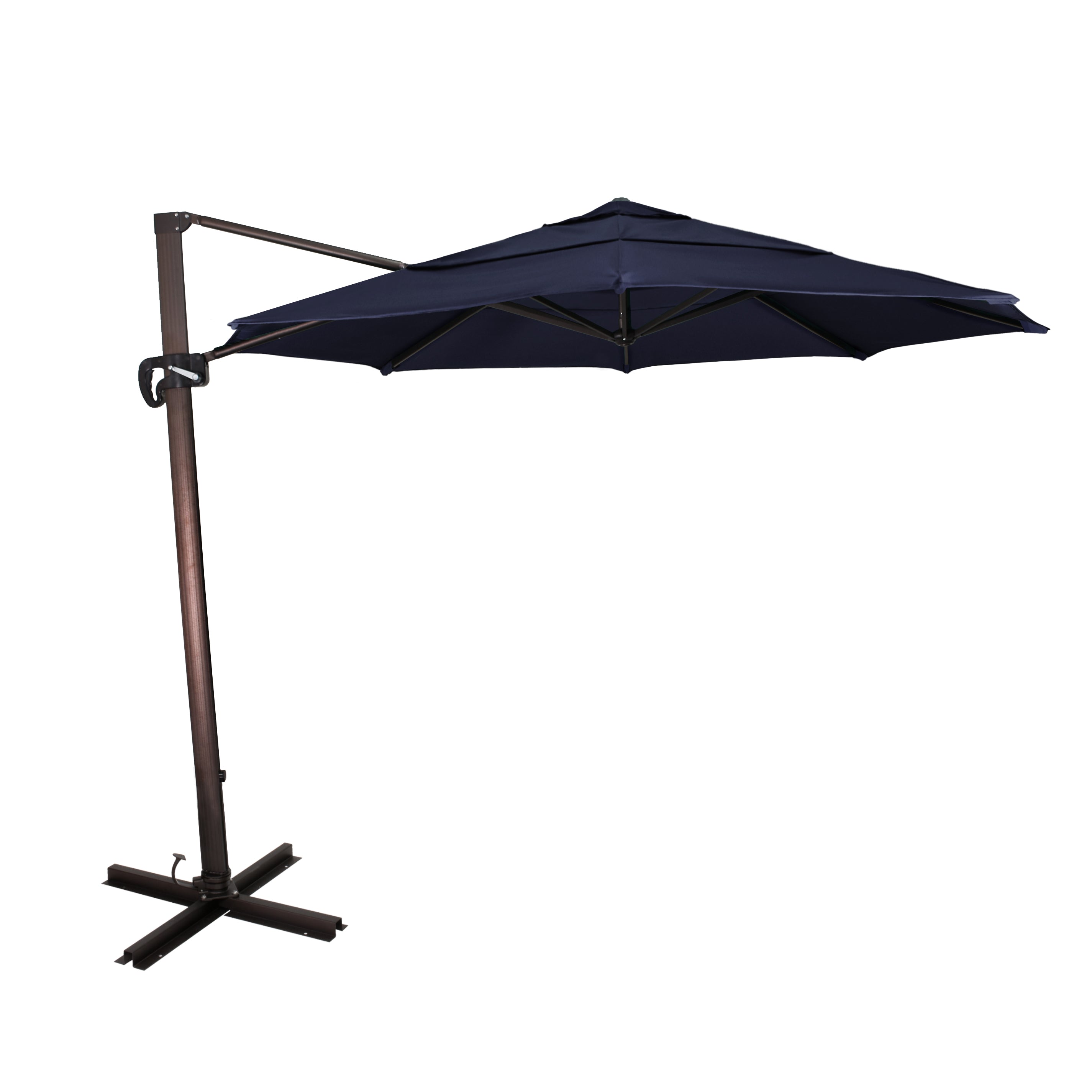 California Umbrella - 11' - Cantilever Umbrella - Aluminum Pole - Navy - Sunbrella  - CALI118A117-5439-DWV