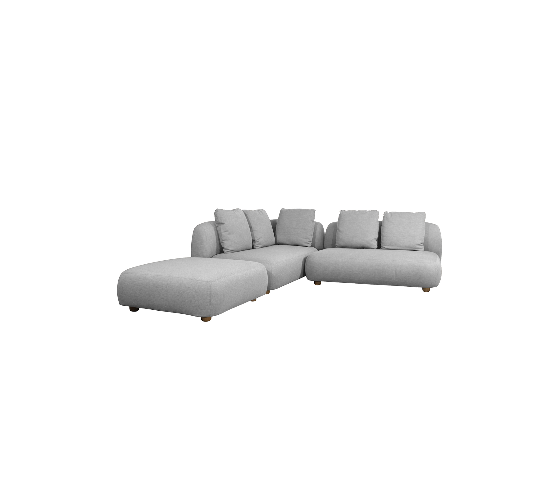 Cane-line - Capture corner sofa w/ chaise lounge (4) - CAPTURE