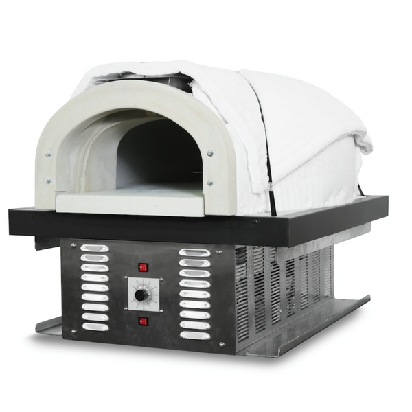 Blaze 26-Inch Countertop Propane Outdoor Pizza Oven W/ Rotisserie &  Countertop Sleeve - BLZ-26-PZOVN-LP