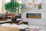 Dimplex - 66" Optimyst Linear Electric Fireplace - with adjustable full-color flame and Flame Connect app control - X-136793