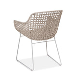 CO9 Design - Chatham Dining Arm Chair in White-Shell