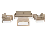CO9 Design - Chatham Sectional Set with Ivory Cushions
