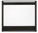 Majestic Corner End Panel Firescreen Front - Black