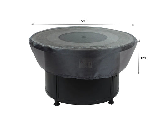 Shield - Occasional Table Square/Round 30x45 - DIA55''x12''H - Mercury - COV-M930