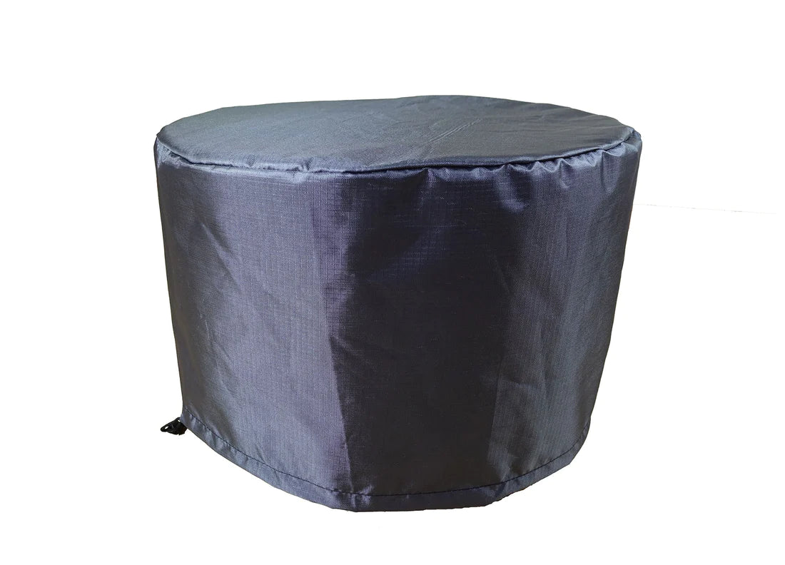 Shield -  Round Fire Table Cover - DIA36.5''x25''H - Mercury - COV-MTR36