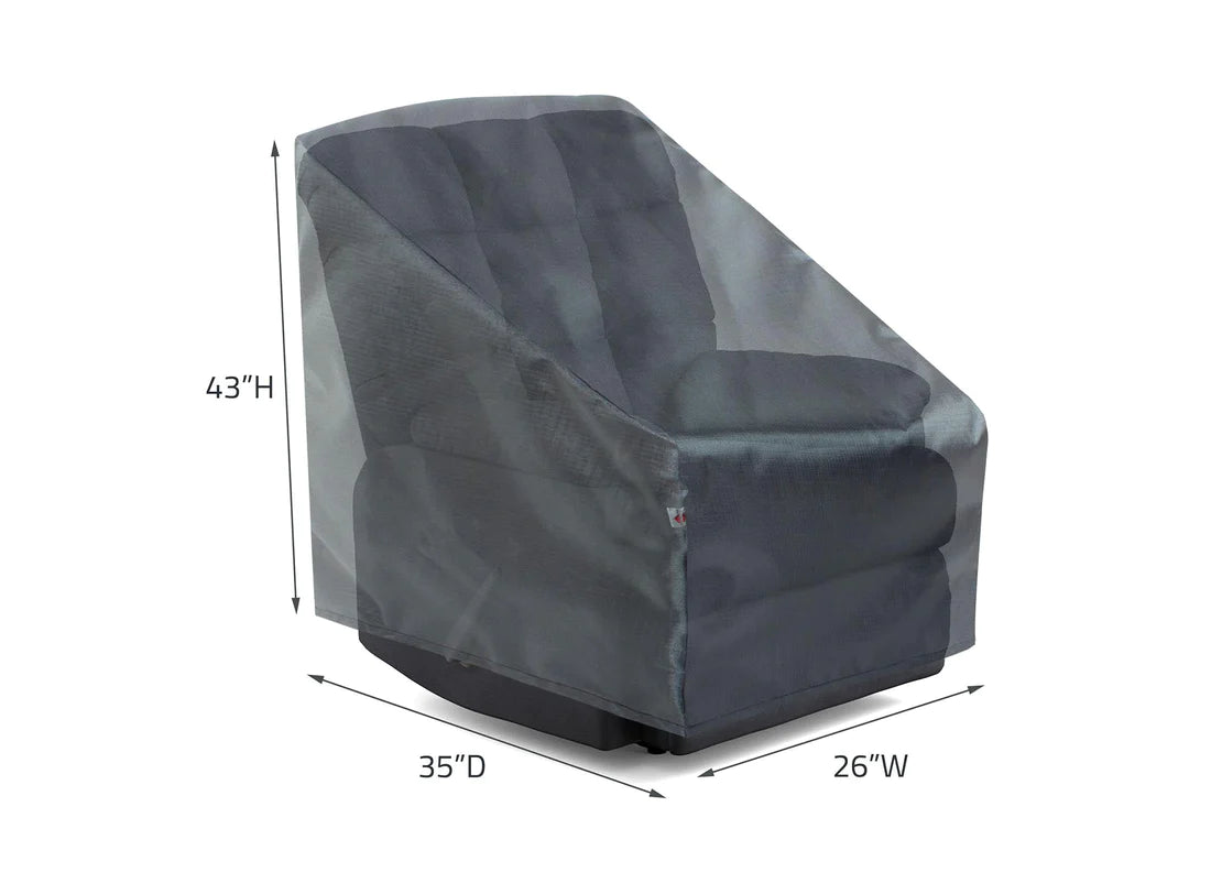 Shield - Recliner Chair Cover - 26"Wx35"Dx43"H - Mercury - COV-M113