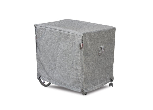 Shield - Tea Cart Cover Rectangle - 26''W x 37.5''D x 32''/33.5''H Platinum - COV-POT